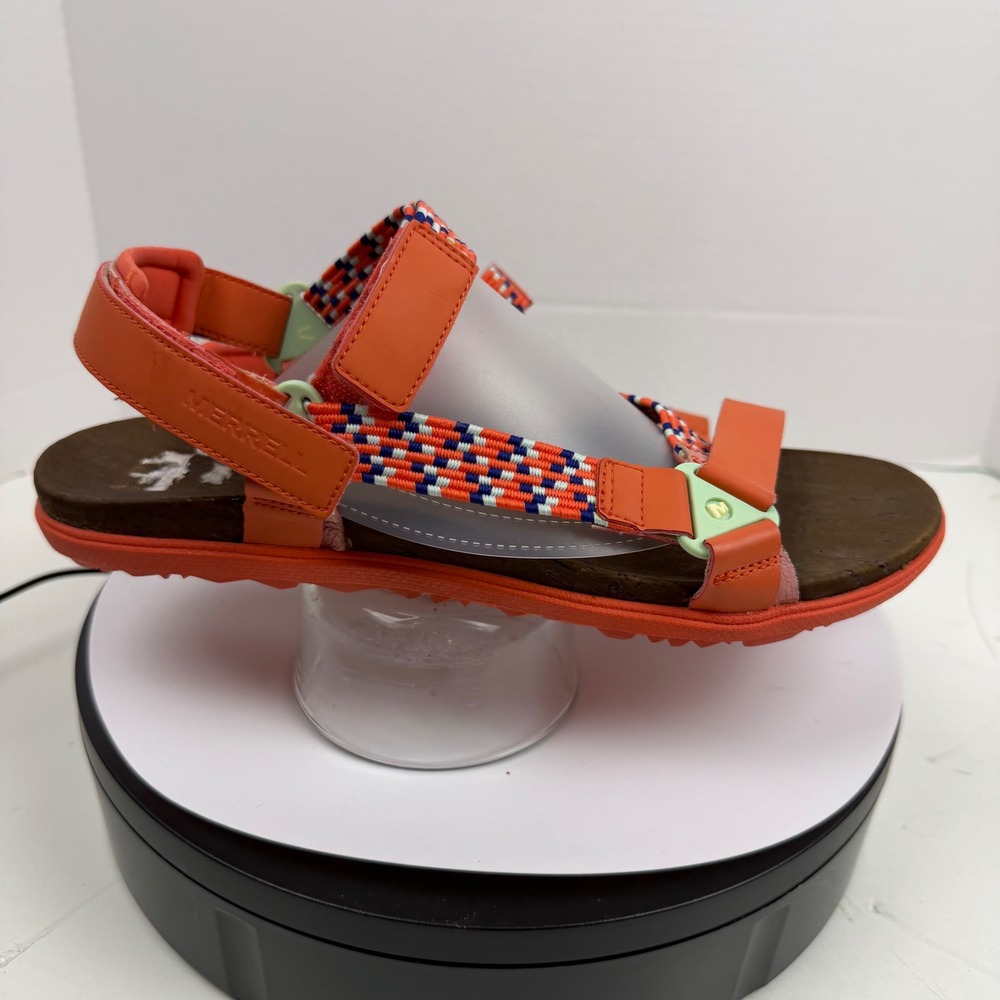 Merrell District Mendi Backstrap Sandals Womens 11 Hot Coral Orange J94232 - Picture 8 of 16